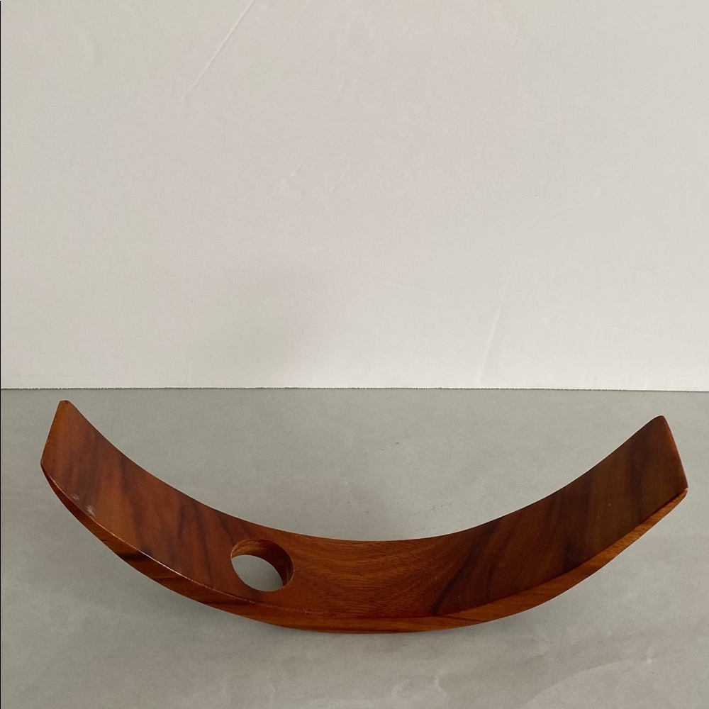 Elegant Wooden Wine Bottle Holder handmade Maple wood great gift Artsy ART DECO
